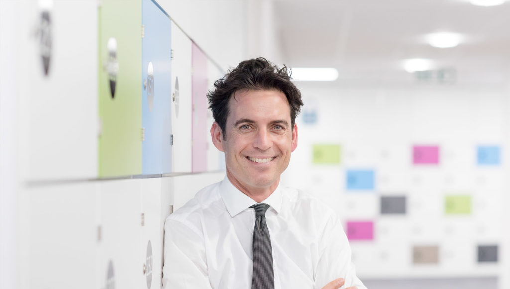 Relaxed Corporate portrait of London CEO