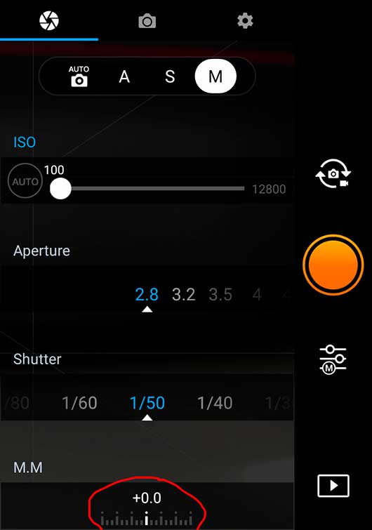 DJI-Camera-Settings Screenshot