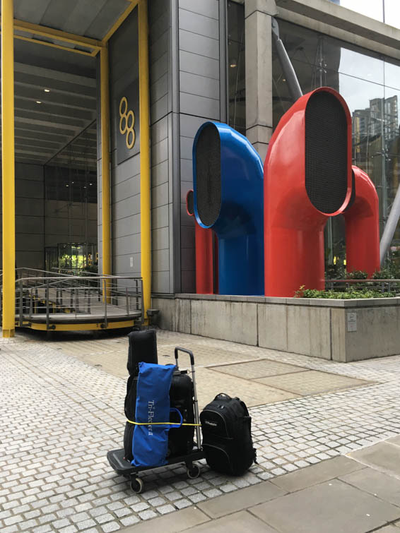 Photography transporting equipment in London